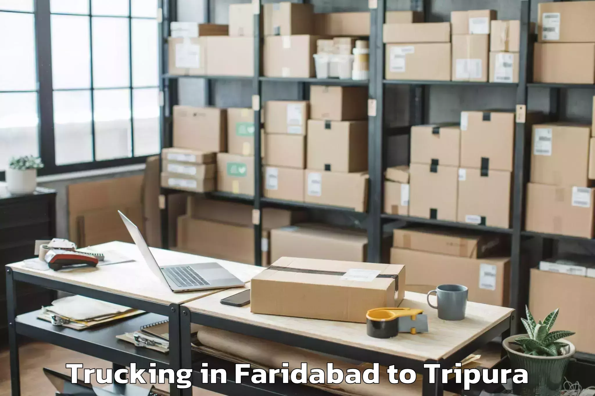 Trusted Faridabad to Kathalia Trucking